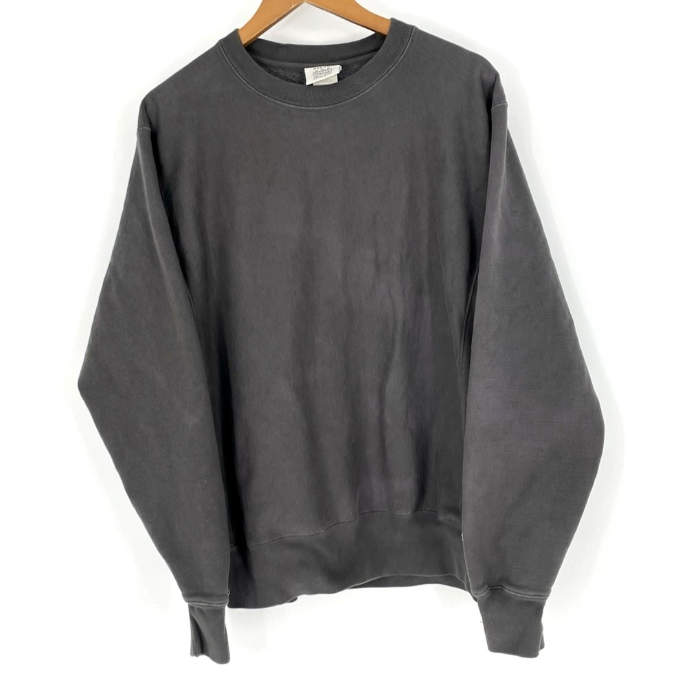 Champion Men's Large Reverse Weave‎ Black Hoodie Athletic